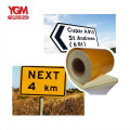 Advertise grade reflective sheet adhesive